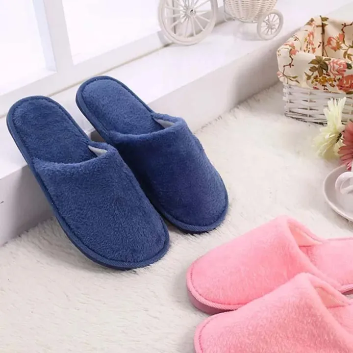 Comfort-Fit%20Unisex%20Cotton%20House%20Slippers%20-%20Cozy%20Solid%20Colors%20Slip-On%20Footwear%20-%20Image%203