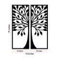 Wooden Olive Tree Wall Art Decoration 2 Pieces Black Quality Gift Ideas Modern Nature Home Office Living Room Bedroom Kitchen New Nordic Style Creative Stylish Adornment Beautiful Cute Painting Souvenir Luxury. 