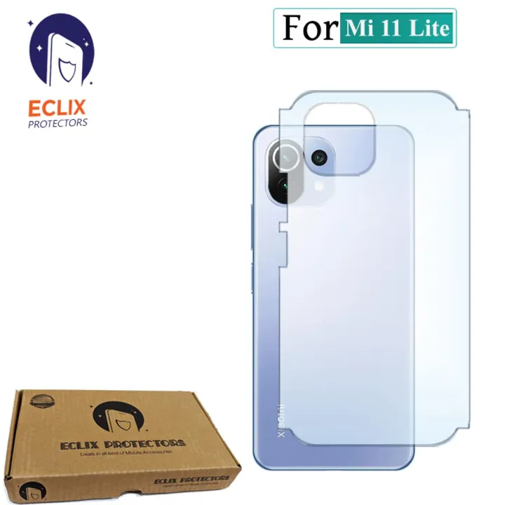 ECLIX%20PROTECTORS%20Back%20Matte%20Skin%20For%20Mi%2011%20lite%20Soft%20Film%20Protection%20Mi%2011%20lite%20-%20Transparent%20-%20Image%202