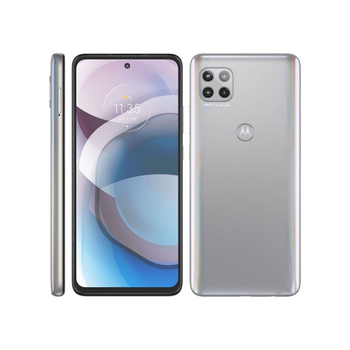 Moto One Ace 5G - 6.7 Inches Full HD+ Display - 6GB RAM 128GB ROM - PTA Approved Single Sim - Fingerprint Sensor - Purple Color (Phone Only)