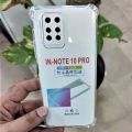 Infinix Note 10 Pro Transparent Soft Shockproof Jelly Back Cover. 