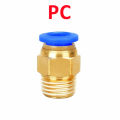Pneumatic Air Connector Fitting PC/PCF/SL/PB/PX/PL 10mm 12mm 14mm 16 Thread M5 3/4 1 2 way Hose Fittings Pipe Quick Connectors. 