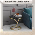 Luxury Marble Top Coffee Table – Luxury Corner Table - Nordic Design Coffee Table – Side Table. 