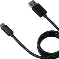 Motorola Turbo Power Data Charging Cable USB-A to USB-C Black. 