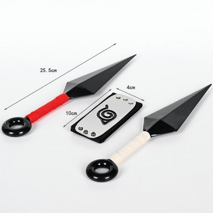 【Cathery Baby Store】Naruto Figure Cosplay Akatsuki Uchiha Itachi Headband For Forehead Protection Darts Suit