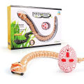 Remote Control Snake Infrared RC Animal Toys Rattlesnake With USB Cable Funny Trick Terrify Toys For Kids. 