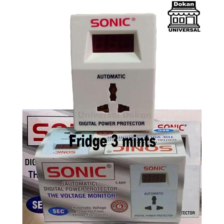 Muhafiz Switch Sonic Automatic digital Protection Voltage Protector for LED TV Fridge Laptops