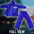 China PVC Rain suit (100% guaranteed water proof), New modified Design special for summer season, Free Size for every one (28 to 38 waist), long legs. 