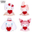 PinShang Sanrio Cartoon Plush Doll Soft Stuffed Cinnamoroll Kuromi Anime Plushie Toys. 