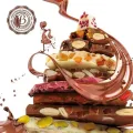Chocolate | Belgian Bolci Milk and dark chocolate | Bolci Milk and Dark Hazelnut Pystisio Chocolate | In best and original Quality | 400gram. 