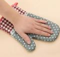 Cooking & Baking Gloves High Temperature Microwave Oven Gloves Anti Slip Heat Resistant Gloves Mittens Assorted Colours and Design Fabric. 