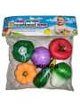 6pc Fine & premium quality Imported rubber Vegetable ChoCho toy set for Kids For Toddlers. 