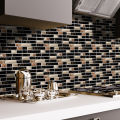 Mosaic Tile Stickers Pack 24 Pcs / 48 Pcs / 96 Pcs Home Decor for Walls Highly Self Adhesive 20 cm x 10 cm. 