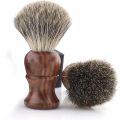 Shaving Brush Wooden Handle Barber Shave Badgers Hairs 100% Pure Bristle Men's Shaving Tool Men's Care Shaving And Grooming. 