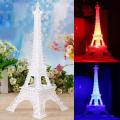 Eiffel Tower Light Colorful Nightlight Birthday Gift Decorative Button Lamp. 