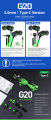 Plextone G20 Type C Hammering Bass Magnetic Gaming In-Ear Earphones Noise Reduction HD Microphone. 