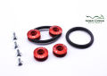 Motorcycle Chain cover fancy Nut Bolts Set 4Pcs universal fitting. 