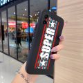 YIWESAN For vivo Y15A Case Thin Side New Design Phone Case Square Edge Pattern Silicone Casing Fashion Tide Full Back Cover Camera Shockproof Protection Cases Softcase Men Women. 