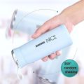 Hello Master Borosilicate Water Bottle 480ML, Leakproof, Transparent Water Bottle for Home, Office, Gym, Picnic and Travelling, Stylish Bottle Stylish Glass Bottle (Random Color). 