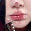 Small Silver Tube Mirror Lip Glaze Moisturizing Water Light Lipstick Lip Gloss Women Cosmetic. 
