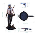 Game Figure PUBG Battle Royale Action Figures With helmets PUBG Cake Decoration Figure Toys For Battle Royale Fans Collections. 