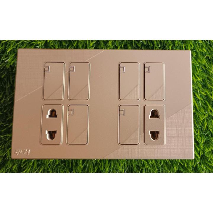 6 Switches+2 Sockets Electric China Fitting Sheet China Switch Board ...