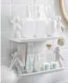 wall mounted shelf for bathroom rack self adhesive bathroom shelf for wall shelves for bathroom racks and shelves for storage shelf bathroom organizer without drill. 