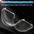 Simple Tecno Spark 20C BG7 Clear Crystal Shockproof Phone Case. 