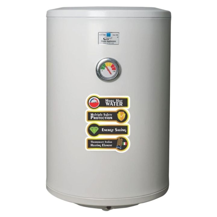 OCEAN 40L SEMI INSTANT ELECTRIC GEASER  40 LITERS, ITALIAN TECHNOLOGY THERMOSTATE, WATER REGULATION, SHOCK AND RUST PROOF, 1 YEAR WARRANTY
