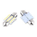2pcs White 12V 12SMD 31mm LED Bulbs Car Interior Lights Door Reading Dome Light. 
