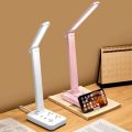 Extension wire outlet With 2 universal outlet and 2 USB port charging with foldable reading lamp LED table lamp night light Extension Power Strip with Safety Switch Protection long Extension Cord USB desk lamp power socket. 