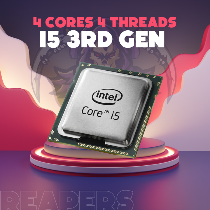 Intel Core i5 3rd generation processor | 4 cores 4 threads | Quad core processor | support intel LGA 1155 socket | integrated hd 2500 graphic