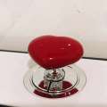 Love press, bathroom water tank auxiliary, colored heart-shaped toilet flush button. 