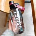1500ml/2000ml/2500ml large-capacity plastic water cup outdoor men's and women's fitness sports belt handle summer explosion-proof space cup. 