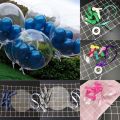 9pcs/set 20inch Transparent Bubble Balloon Ins Style Clear BoBo Foil DIY Balloon Party Xy081. 