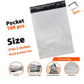 Mini Courier Flyer Bag with Pocket - Plain Flyer -  MP logo (5x8 + 2 inch flap). 