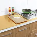 Self Adhesive Aluminium Foil Sticker Sheet Roll for Kitchen Silver/Golden - Oil Proof Waterproof Aluminum Sheet. 