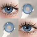 Color lens Eye Contact Lenses With Container + free water kit / disposable lenses / lense, eye lense / color lense / eye lenses for girls / Black Lens / Grey Lens / Hazel Lens / Brown Lens / Blue Lens. 