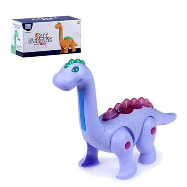 Simulation Electronic Musical Walking Pet Dinosaur Toy For Kids Boys and Girls - With Lights Music Roaring Dinosaurs for Child - Battery Operated