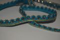Fancy curve design piping with crystal laces for clothes/for ladies kurtis,trousers and dupattas/3 Gazz. 