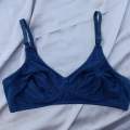 Soft Cotton Comfortable Full Coverage Non-Padded Bra - Skin. 