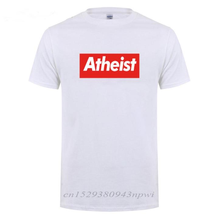 Atheist Symbol FSM Pastafarian Religion Printed T-Shirt Men Male Novelty Cotton Short Sleeve T Shirt Tshirt Streetwear Tops Tee