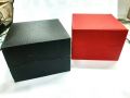 MWC Men women  leather Boxes for single Watch -Gift box For Watches- watch box. 