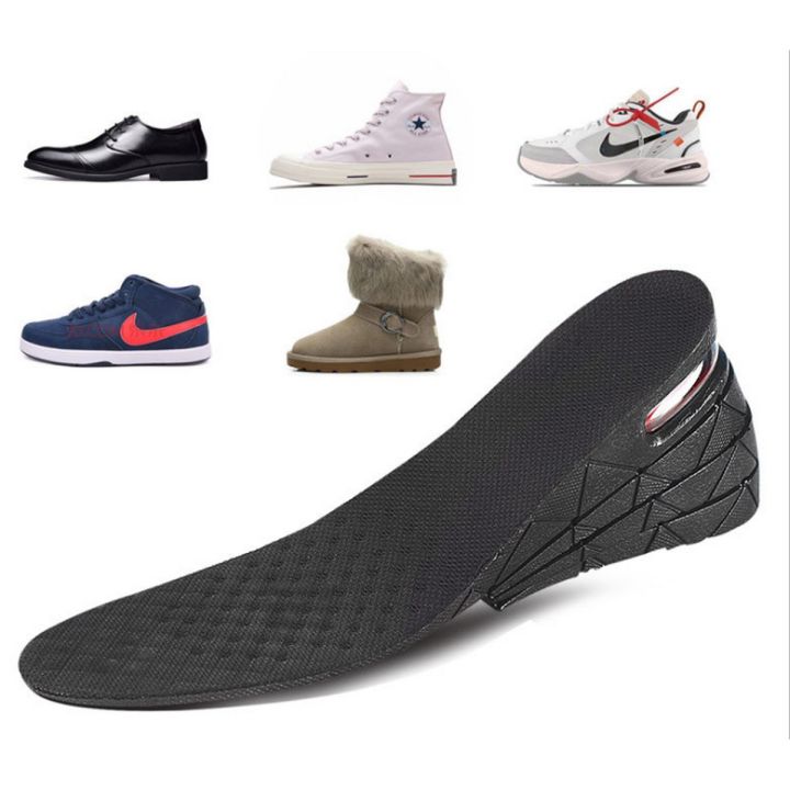 3 Layer 7 cm (2.76 inches) Height Increase Insole Soles Height Increasing High Quality Height Elevator For Men Women Tall Height Growth Insoles Invisible Hight increase insole Instant Height Increase Insole