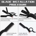 Barber Razor Haircut Beard Eyebrow Shaving Tool Manual Depilation Razors Hairdresser Trimming Blades Straight Edge.