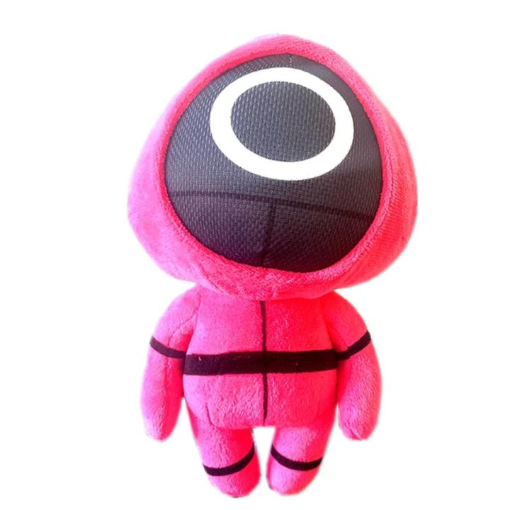 Squid Game Plush Toy Kawaii Peluche Stuffed Doll Korean Funny Cartoon Squid Game Character Toys Halloween Christmas Kids Gifts