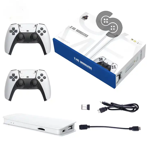M15 Game Stick 4K, 64 GB 20,000 Plus built in games and  Video Game Console Retro Classic Games 2.4G Double Wireless Controller for PS1/GBA/SNES