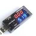 USB Detector Current Voltage 3V-9V Tester Double USB Row Shows. 