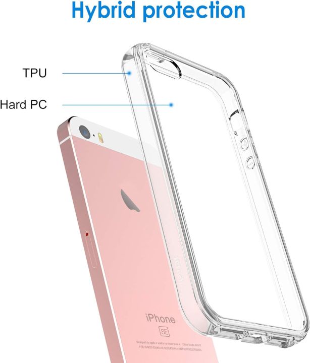 iPhone%20SE%202016%20(Not%20for%202020),%20iPhone%205s%20and%20iPhone%205,%20,%20SE%202016,%202020,%202022%206,%206s,%207,%208,%20X,%20XR,%2011,%2012,%2013,%2014,15,16,17,%20Air,%20Plus,%20Pro,%20Pro%20Max%20Shockproof%20Bumper%20Cover,%20Anti-Scratch%20Clear%20Back,%20Crystal%20Clear%20-%20Image%206