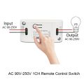 Smart Home Wireless Light Switch RF 433 MHz Remote Control AC 110V 220V Receiver Push Button Bedroom Ceiling Lamp Switch. 